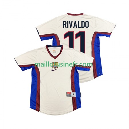 Maillot de Foot FC Barcelone RIVALDO 11 1999 Extérieur Retro 1998 Maillot de Foot FC Barcelone RIVALDO 11 1999 Extérieur Retro 1998